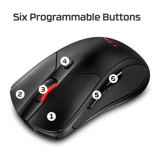 HyperX Pulsefire Dart - draadloze gamingmuis (zwart) (4P5Q4AA)