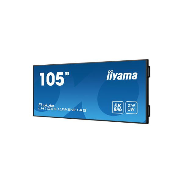 iiyama LH10551UWS-B1AG beeldkrant Digitale signage flatscreen 2,66 m (104.7") LED 500 cd/m² UltraWide Full HD Zwart 24/7 (LH10551UWS-B1AG)