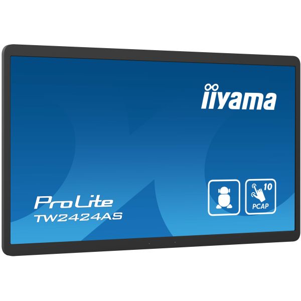 iiyama TW2424AS-B1 beeldkrant Digitale signage flatscreen 60,5 cm (23.8") Wifi 250 cd/m² 4K Ultra HD Zwart Touchscreen Type processor Android 24/7 (TW2424AS-B1) iiyama TW2424AS-B1 beeldkrant Digitale signage flatscreen 60,5 cm (23.8") Wifi 250 cd/m² 4K Ultra HD Zwart Touchscreen Type processor Android 24/7 (TW2424AS-B1)