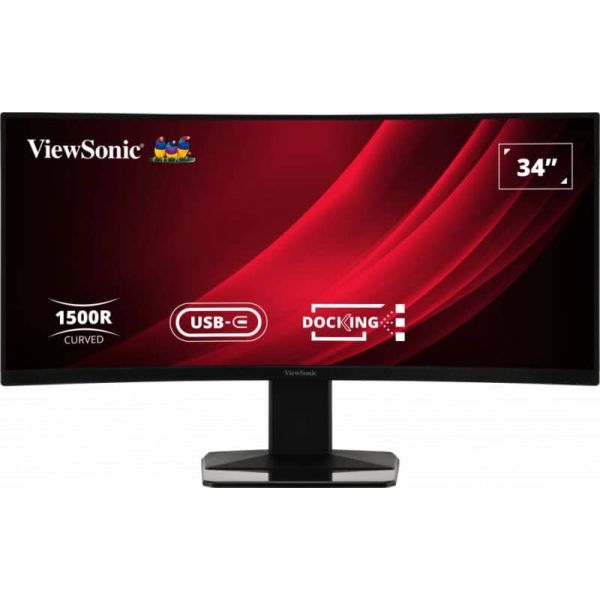 Viewsonic Display VG3419C computer monitor 86,4 cm (34") 3440 x 1440 Pixels UltraWide Quad HD LED Zwart (VG3419C)