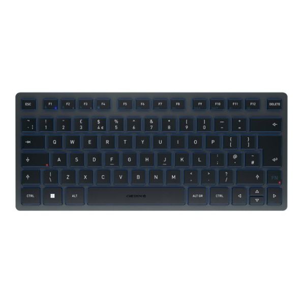 CHERRY KW 7100 MINI BT toetsenbord Bluetooth QWERTY Engels Blauw (JK-7100GB-22) CHERRY KW 7100 MINI BT toetsenbord Bluetooth QWERTY Engels Blauw (JK-7100GB-22)