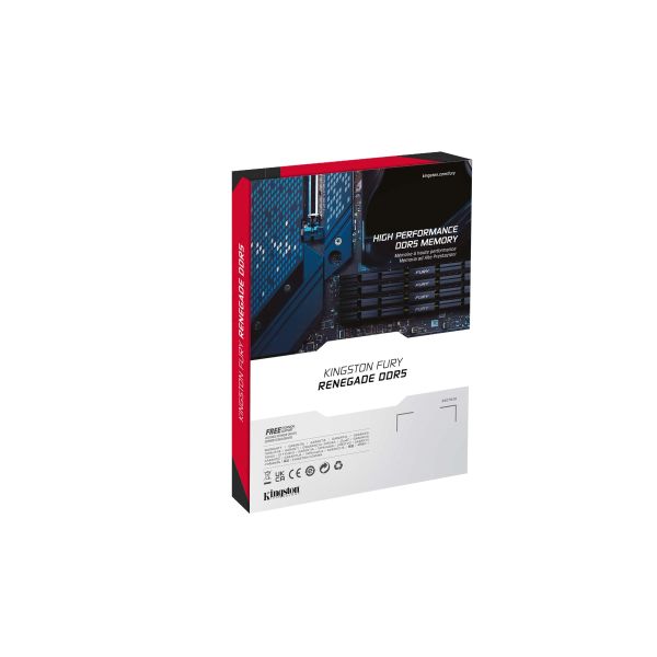 Kingston Technology FURY 48GB 6000MT/s DDR5 CL32 DIMM Renegade Silver XMP (KF560C32RS-48)