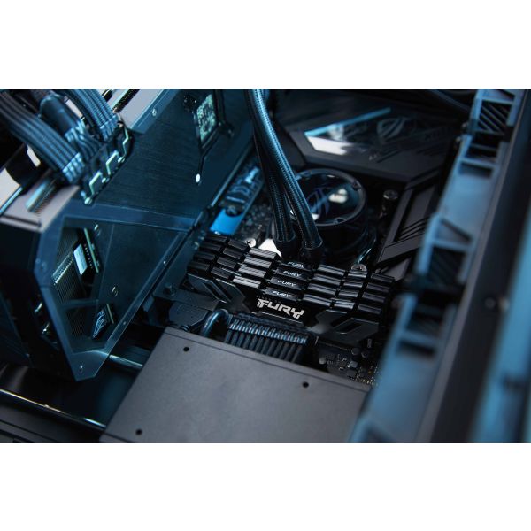 Kingston Technology FURY 24GB 7200MT/s DDR5 CL38 DIMM Renegade Silver XMP (KF572C38RS-24)