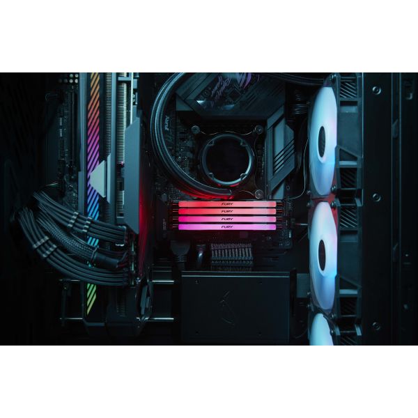 Kingston Technology FURY 48GB 7200MT/s DDR5 CL38 DIMM (set van 2) Renegade RGB XMP (KF572C38RSAK2-48)