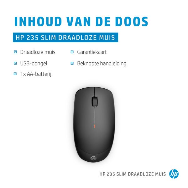 HP 235 Slim draadloze muis (4E407AA)