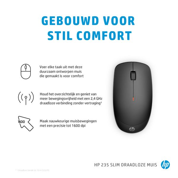 HP 235 Slim draadloze muis (4E407AA)