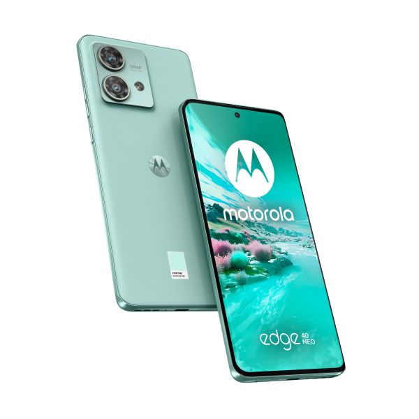Motorola Edge 40 Neo 16,6 cm (6.55") Dual SIM Android 13 5G USB Type-C 12 GB 256 GB 5000 mAh Groen (PAYH0001SE) Motorola Edge 40 Neo 16,6 cm (6.55") Dual SIM Android 13 5G USB Type-C 12 GB 256 GB 5000 mAh Groen (PAYH0001SE)