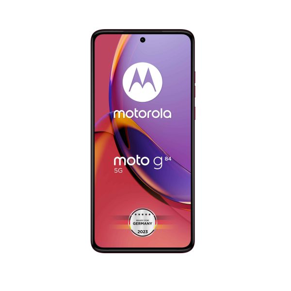 Motorola Moto G Moto G84 16,6 cm (6.55") Hybride Dual SIM Android 13 5G USB Type-C 12 GB 256 GB 5000 mAh Magenta (PAYM0002SE)