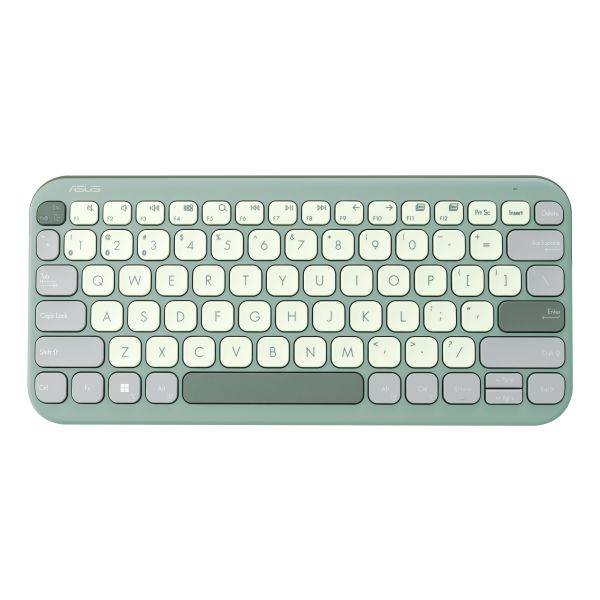 ASUS KW100 KEYBOARD/GN/UI/80 toetsenbord Thuis Bluetooth Groen, Latte (90XB0880-BKB050) ASUS KW100 KEYBOARD/GN/UI/80 toetsenbord Thuis Bluetooth Groen, Latte (90XB0880-BKB050)