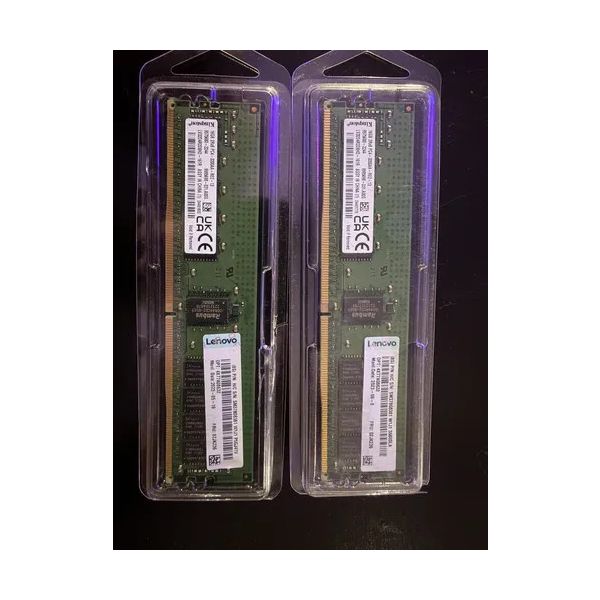 LENOVO 16GB (1*16GB) 2RX8 PC4-25600AA-R DDR4-3200MHZ RDIMM (02JK236)