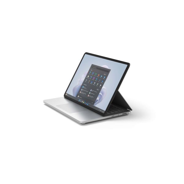 Microsoft Surface Laptop Studio 2 Hybride (2-in-1) 36,6 cm (14.4") Touchscreen Intel® Core™ i7 i7-13800H 64 GB LPDDR5x-SDRAM 2 TB SSD NVIDIA GeForce RTX 4060 Wi-Fi 6E (802.11ax) Windows 11 Pro Platina (Z3H-00009)