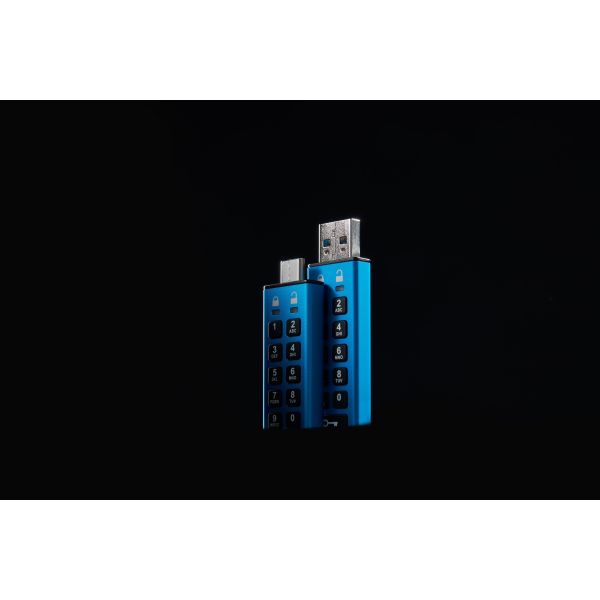 Kingston Technology IronKey 512GB USB-C Keypad 200C, FIPS 140-3 Lvl 3 (aangevraagd) AES-256 (IKKP200C/512GB)