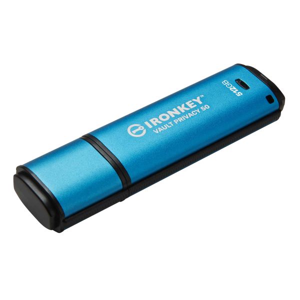Kingston Technology IronKey 512GB Vault Privacy 50 AES-256 versleuteling, FIPS 197 (IKVP50/512GB)