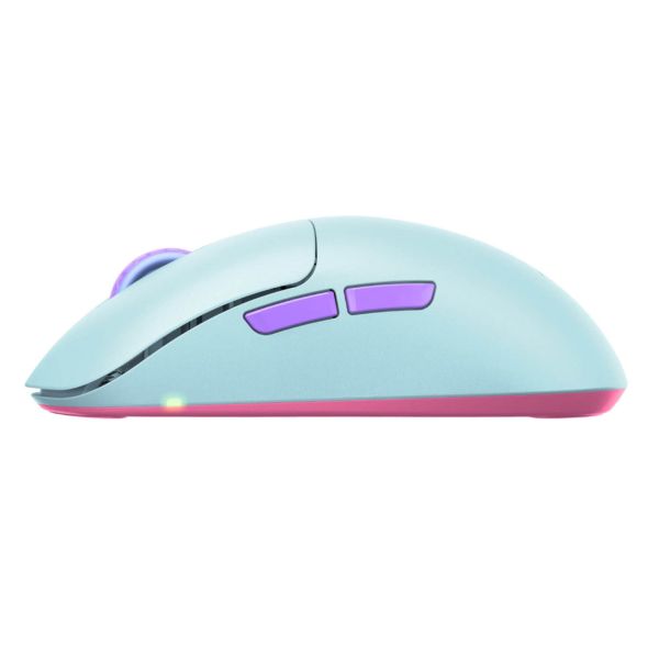 CHERRY XTRFY M8 Wireless muis Gamen Rechtshandig RF Wireless + USB Type-C Optisch 26000 DPI (M8W-FROSTY-MINT)