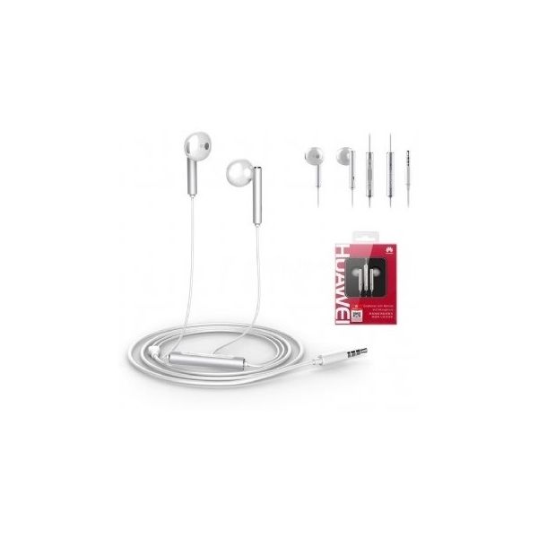 Huawei AM116 Headset Bedraad In-ear Oproepen/muziek Zilver, Wit (22040281)