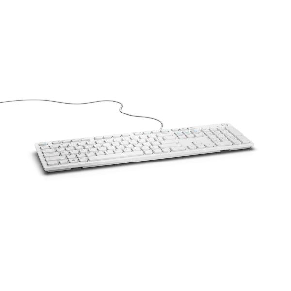 DELL bekabeld toetsenbord - KB216 - VS internationaal (QWERTY) - wit (580-ADGM)