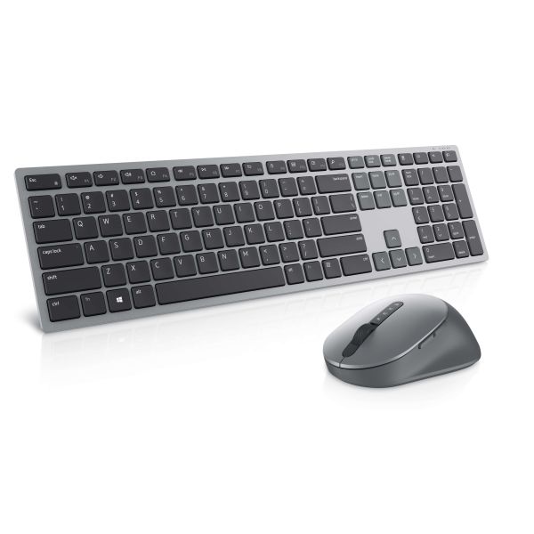 DELL Premier draadloos toetsenbord en muis voor meerdere apparaten - KM7321W - VS int'l (QWERTY) (580-AJQJ)