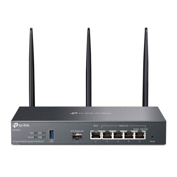 TP-Link Omada ER706W draadloze router Gigabit Ethernet Dual-band (2.4 GHz / 5 GHz) Zwart (ER706W)