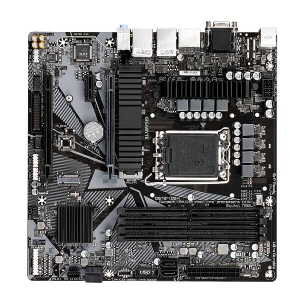 Gigabyte Q670M D3H (rev. 1.0) Intel Q670 LGA 1700 micro ATX (Q670M D3H)