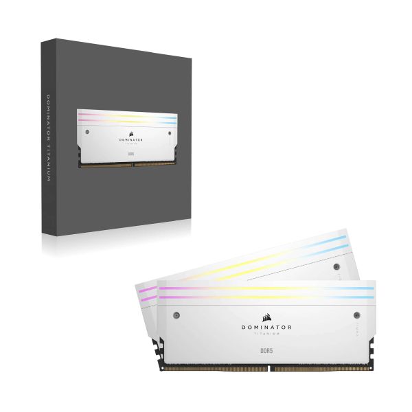 Corsair Dominator Titanium CMP32GX5M2B6000C30W geheugenmodule 32 GB 2 x 16 GB DDR5 6000 MHz (CMP32GX5M2B6000C30W)