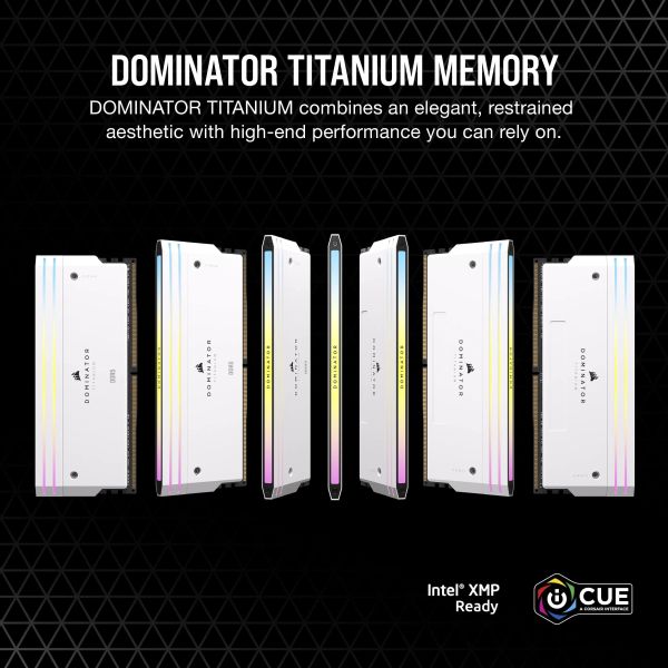 Corsair Dominator Titanium CMP32GX5M2B6000C30W geheugenmodule 32 GB 2 x 16 GB DDR5 6000 MHz (CMP32GX5M2B6000C30W)
