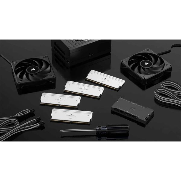 Corsair Dominator Titanium CMP32GX5M2B6000C30W geheugenmodule 32 GB 2 x 16 GB DDR5 6000 MHz (CMP32GX5M2B6000C30W)