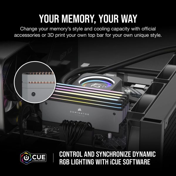 Corsair Dominator Titanium CMP32GX5M2B6000Z30 geheugenmodule 32 GB 2 x 16 GB DDR5 6000 MHz (CMP32GX5M2B6000Z30)