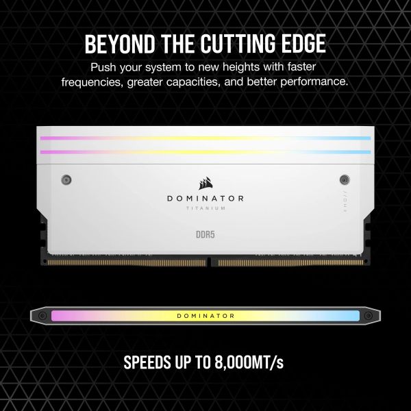 Corsair Dominator Titanium CMP64GX5M2B6000C30W geheugenmodule 64 GB 2 x 32 GB DDR5 6000 MHz (CMP64GX5M2B6000C30W)