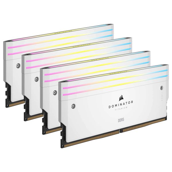 Corsair Dominator Titanium CMP64GX5M4B6400C32W geheugenmodule 64 GB 4 x 16 GB DDR5 6400 MHz (CMP64GX5M4B6400C32W)