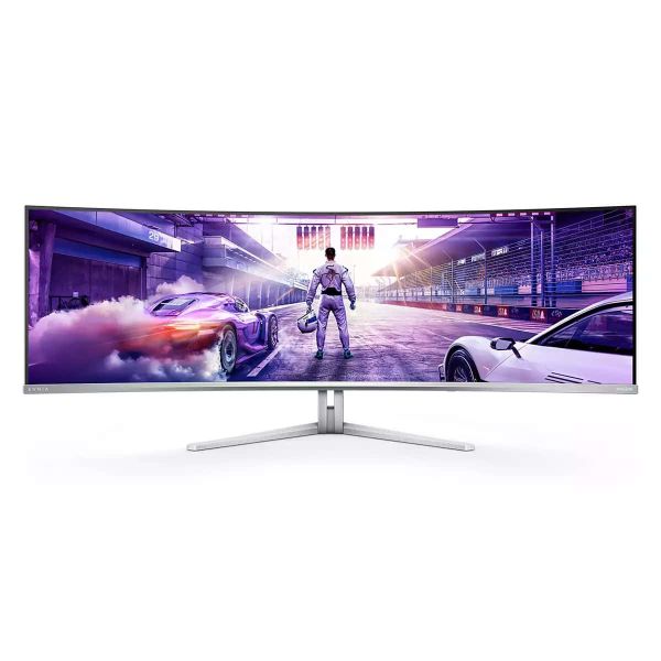 Philips Evnia 8000 49M2C8900/00 computer monitor 124,2 cm (48.9") 5120 x 1440 Pixels Dual QHD QD-OLED Wit (49M2C8900/00)