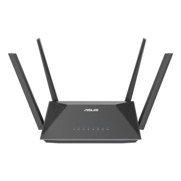 ASUS RT-AX52 AX1800 AiMesh draadloze router Gigabit Ethernet Dual-band (2.4 GHz / 5 GHz) Zwart (90IG08T0-MO3H00)