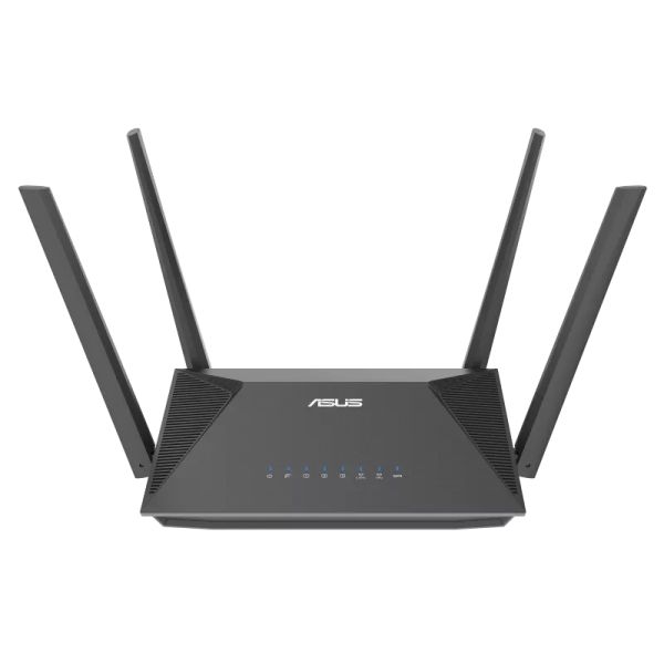 ASUS RT-AX52 AX1800 AiMesh draadloze router Gigabit Ethernet Dual-band (2.4 GHz / 5 GHz) Zwart (90IG08T0-MO3H00)