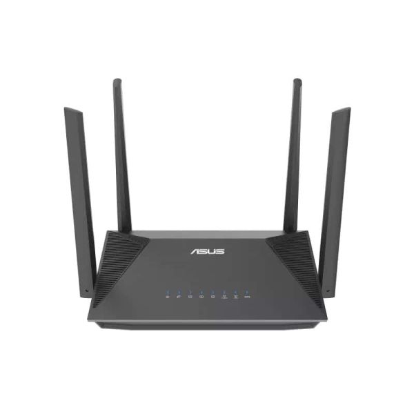 ASUS RT-AX52 AX1800 AiMesh draadloze router Gigabit Ethernet Dual-band (2.4 GHz / 5 GHz) Zwart (90IG08T0-MO3H00)