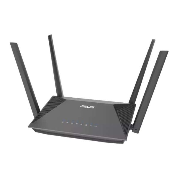 ASUS RT-AX52 AX1800 AiMesh draadloze router Gigabit Ethernet Dual-band (2.4 GHz / 5 GHz) Zwart (90IG08T0-MO3H00)