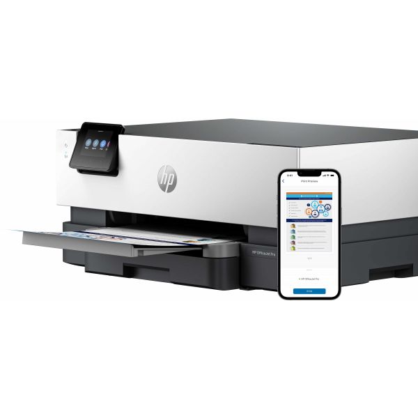 HP OfficeJet Pro 9110b printer, Kleur, Printer voor Thuis en thuiskantoor, Print, Draadloos; Dubbelzijdig printen; Printen vanaf telefoon of tablet; Touchscreen; USB-poort voorzijde (5A0S3B#629)