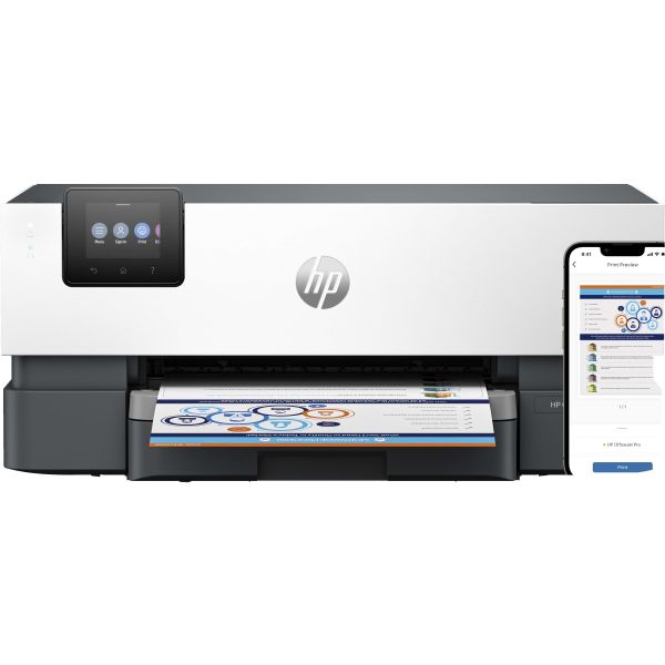 HP OfficeJet Pro 9110b printer, Kleur, Printer voor Thuis en thuiskantoor, Print, Draadloos; Dubbelzijdig printen; Printen vanaf telefoon of tablet; Touchscreen; USB-poort voorzijde (5A0S3B#629) HP OfficeJet Pro 9110b printer, Kleur, Printer voor Thuis en thuiskantoor, Print, Draadloos; Dubbelzijdig printen; Printen vanaf telefoon of tablet; Touchscreen; USB-poort voorzijde (5A0S3B#629)