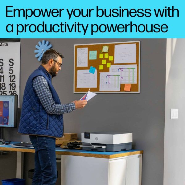 HP OfficeJet Pro 9110b printer, Kleur, Printer voor Thuis en thuiskantoor, Print, Draadloos; Dubbelzijdig printen; Printen vanaf telefoon of tablet; Touchscreen; USB-poort voorzijde (5A0S3B#629)