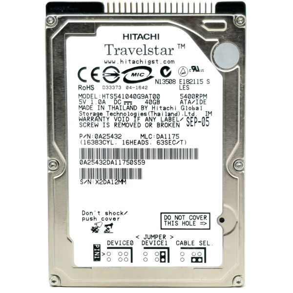 HP Harddisk drive EIO (HTS541040G9AT00)