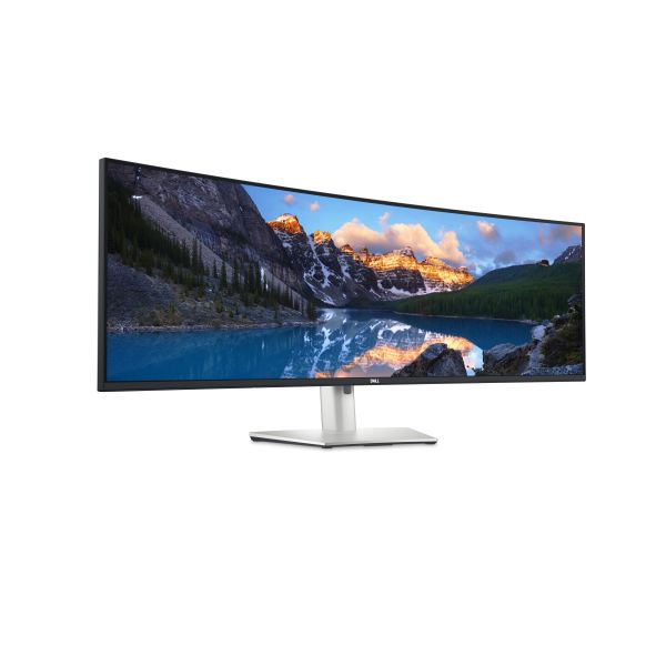 DELL UltraSharp U4924DW LED display 124,5 cm (49") 5120 x 1440 Pixels 5K Ultra HD LCD Zwart, Zilver (DELL-U4924DW)