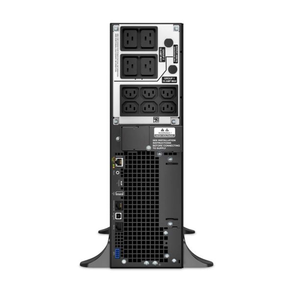 APC Smart-UPS On-Line SRT5KXLI - 5kW/VA, 6x C13, 4x C19 uitgang, Embedded NMC, Tower (SRT5KXLT)
