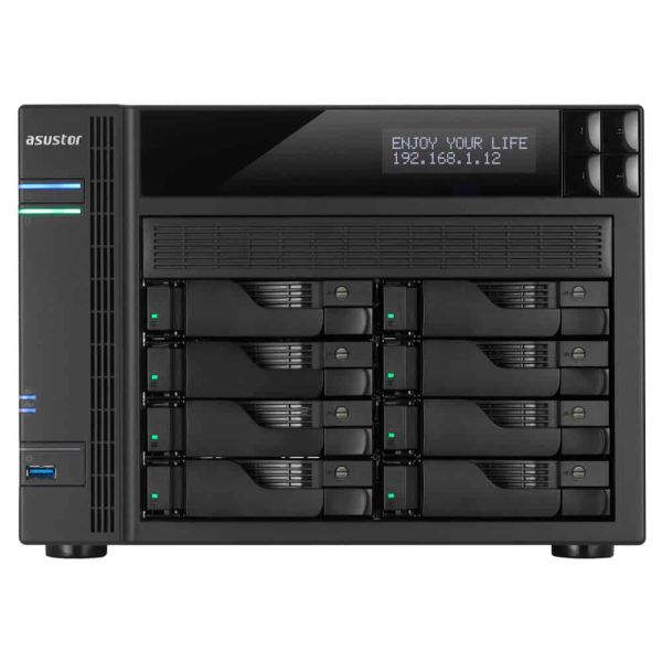 Asustor AS-7008T data-opslag-server NAS Ethernet LAN Zwart, Grijs i3-4330 (90IX00B1-BW3S10) Asustor AS-7008T data-opslag-server NAS Ethernet LAN Zwart, Grijs i3-4330 (90IX00B1-BW3S10)