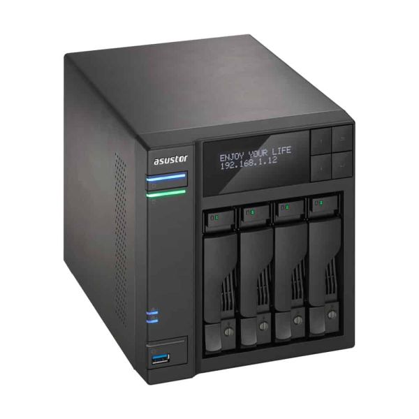 Asustor AS7004T NAS Ethernet LAN Zwart (90IX00E1-BW3S10)