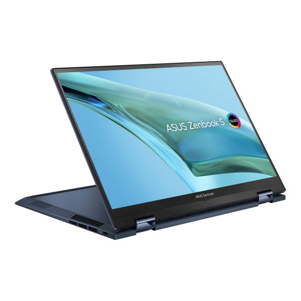 ASUS ZenBook S 13 Flip OLED UP5302ZA-LX106W Hybride (2-in-1) 33,8 cm (13.3") Touchscreen 2.8K Intel® Core™ i7 i7-1260P 16 GB LPDDR5-SDRAM 1 TB SSD Wi-Fi 6E (802.11ax) Windows 11 Home Blauw, Wit (90NB0VV1-M00F60)