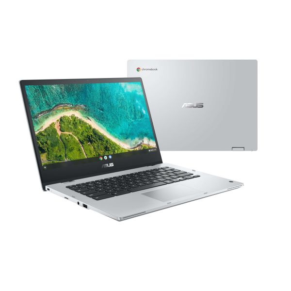 ASUS Chromebook CB1400FKA-EC0095 35,6 cm (14") Touchscreen Full HD Intel® Celeron® N N4500 4 GB LPDDR4x-SDRAM 32 GB eMMC Wi-Fi 6 (802.11ax) ChromeOS Zilver (90NX05A1-M003C0)