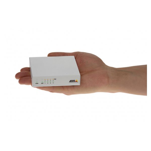 Axis 02101-003 netwerk-switch Unmanaged Fast Ethernet (10/100) Power over Ethernet (PoE) Wit (02101-003)