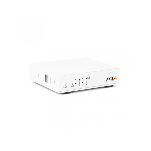 Axis 02101-003 netwerk-switch Unmanaged Fast Ethernet (10/100) Power over Ethernet (PoE) Wit (02101-003)