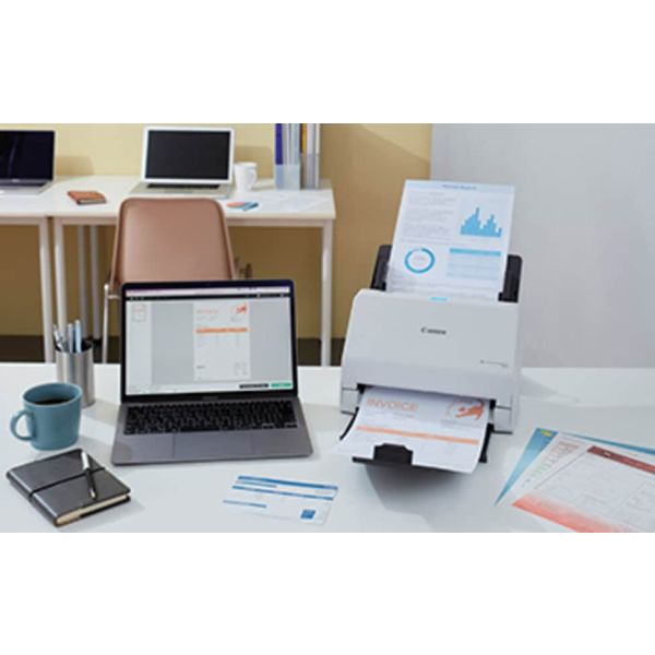 Canon imageFORMULA R30 Scanner met ADF + invoer voor losse vellen 600 x 600 DPI A4 Wit (6051C003)