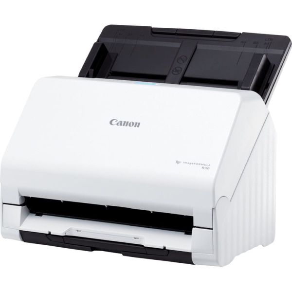 Canon imageFORMULA R30 Scanner met ADF + invoer voor losse vellen 600 x 600 DPI A4 Wit (6051C003)
