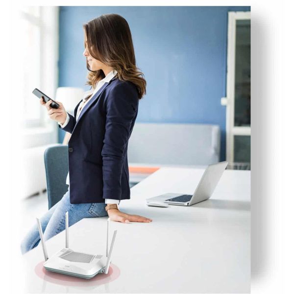 D-Link R32 draadloze router Gigabit Ethernet Dual-band (2.4 GHz / 5 GHz) Wit (10-4537) D-Link R32 draadloze router Gigabit Ethernet Dual-band (2.4 GHz / 5 GHz) Wit (10-4537)