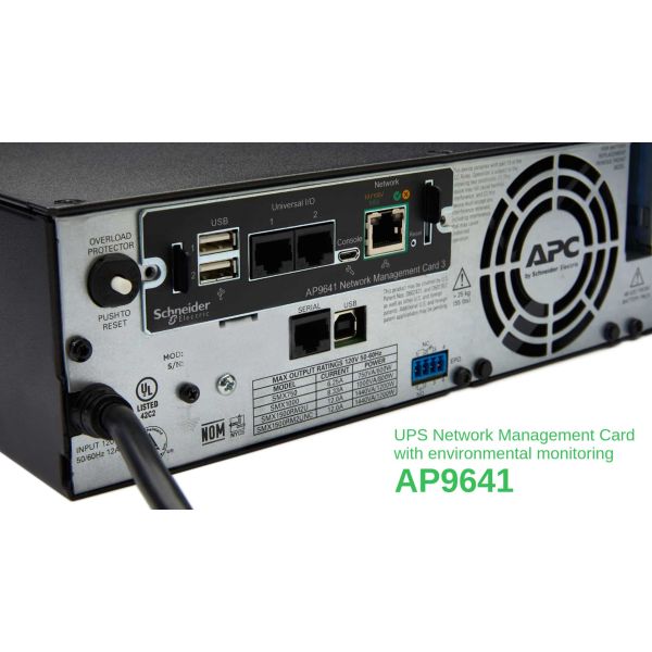 APC AP9641 Smart-UPS Netwerk Management Card met omgevings bewaking (gen3) (AA964189)